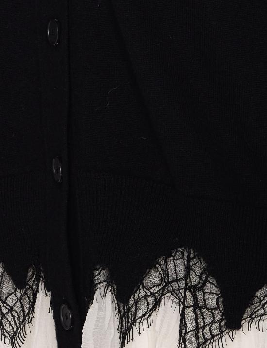 25SS 알렉산더 맥퀸 가디건 829289 Q1BC81080 Black - ALEXANDER MCQUEEN