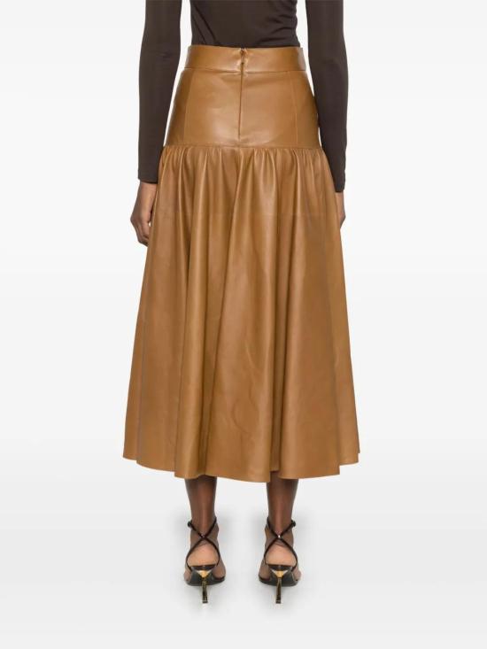  생로랑 롱 스커트 626482YC2TF camel - SAINT LAURENT