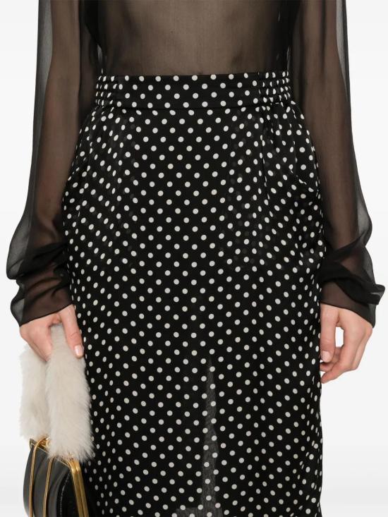  생로랑 미디 스커트 777267Y3I72 - SAINT LAURENT