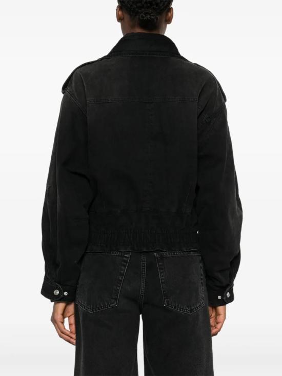  이자벨마랑 바이커 자켓 VE0497FBC2H01I black - ISABEL MARANT