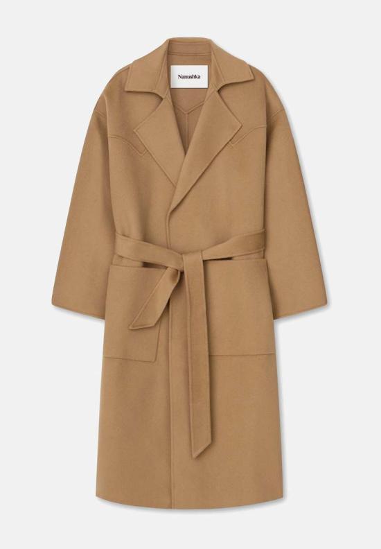  나누슈카 코트 NNUW3FRCO010KK KHAKI DOM