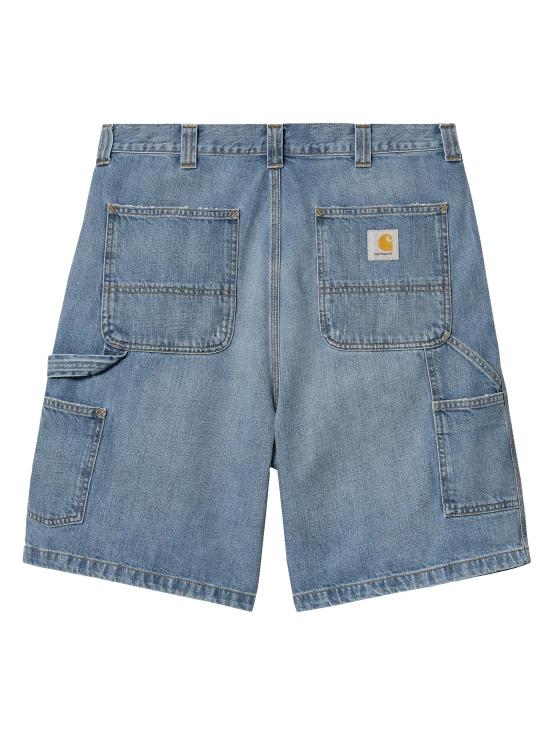 25SS 칼하트 WIP 데님 숏팬츠 I034872 01UR Blue - CARHARTT WIP