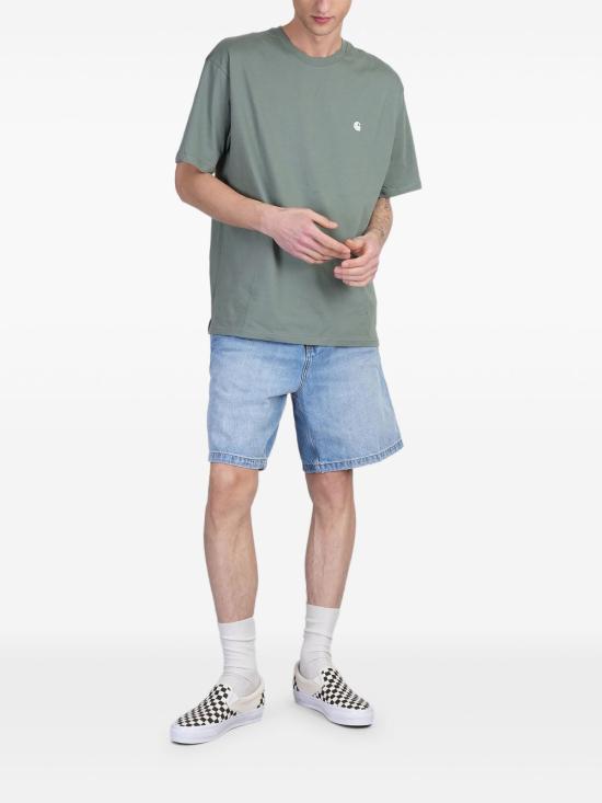 25SS 칼하트 WIP 데님 숏팬츠 I034872 01UR Blue - CARHARTT WIP