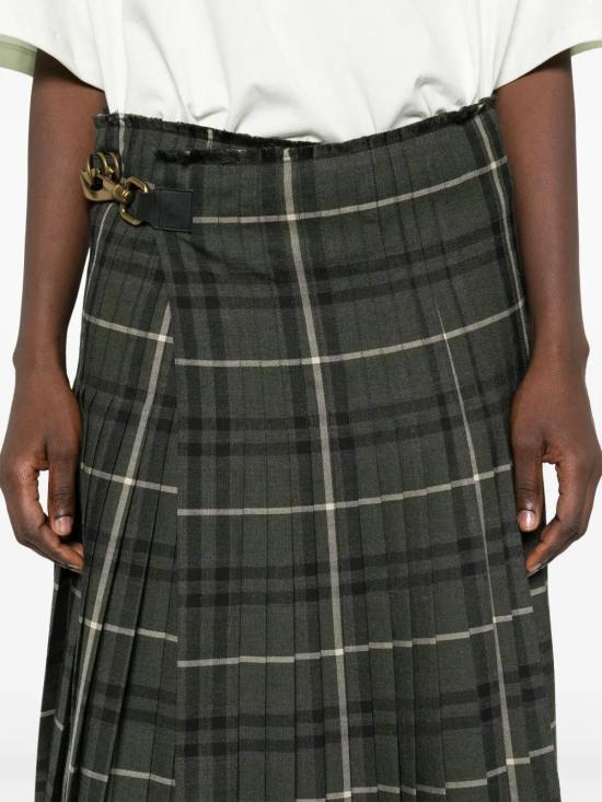  버버리 미디 스커트 8099693 - BURBERRY