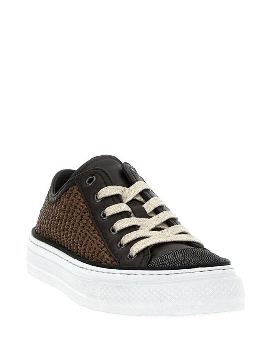  브루넬로 쿠치넬리 스니커즈 MZ39G2951C193 brown - BRUNELLO CUCINELLI