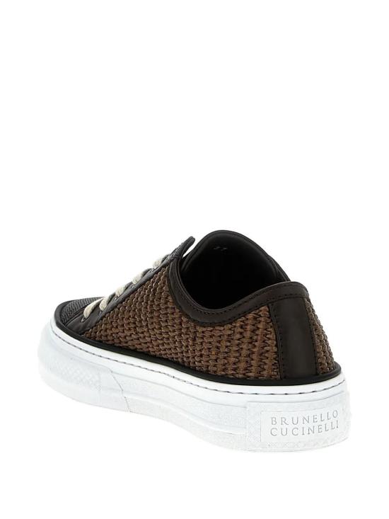  브루넬로 쿠치넬리 스니커즈 MZ39G2951C193 brown - BRUNELLO CUCINELLI