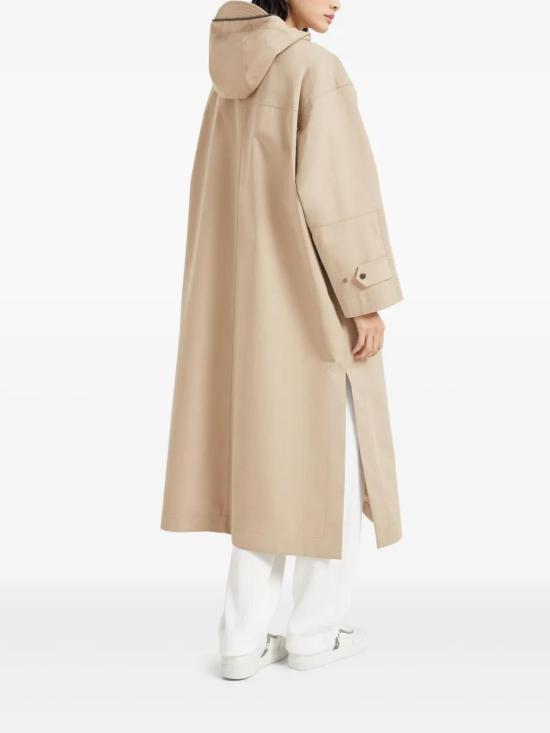  브루넬로 쿠치넬리 코트 MM5399821C6702 beige - BRUNELLO CUCINELLI