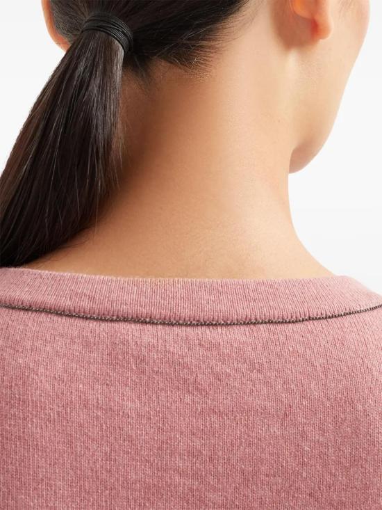  브루넬로 쿠치넬리 풀오버 M12144400C2926 pink - BRUNELLO CUCINELLI