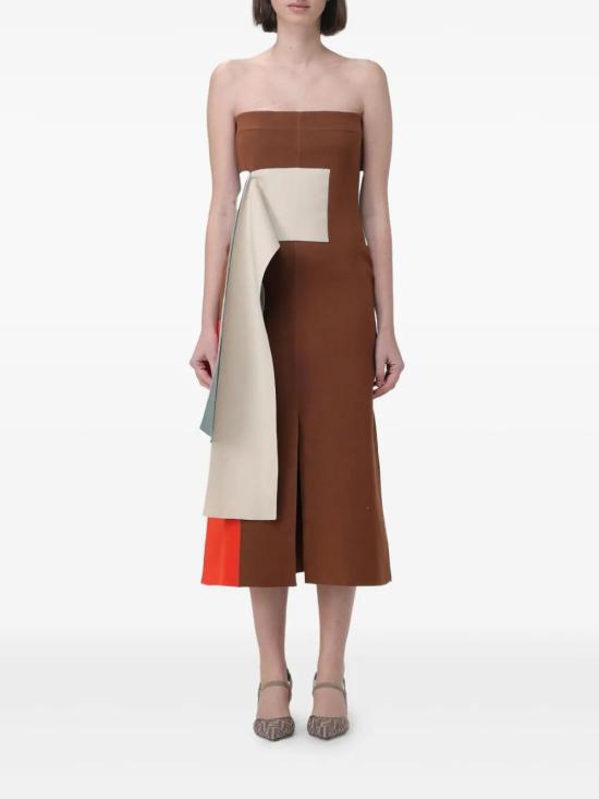  펜디 미디 원피스 FZDC35ARVZ