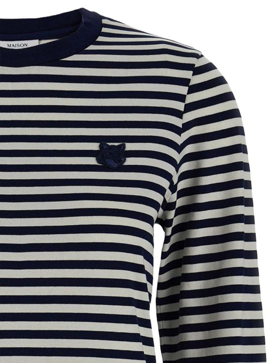 25SS 메종키츠네 긴팔 티셔츠 OW00111 KA00260243 Blue - MAISON KITSUNE