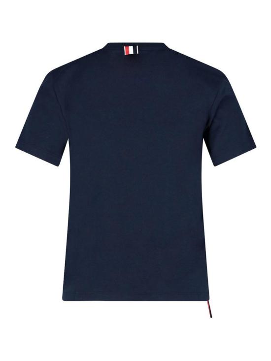  톰브라운 반팔 티셔츠 FJS036A05398415 Blue - THOM BROWNE