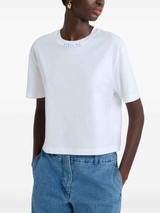  파투 반팔 티셔츠 JE1359999001W9999001W White - PATOU