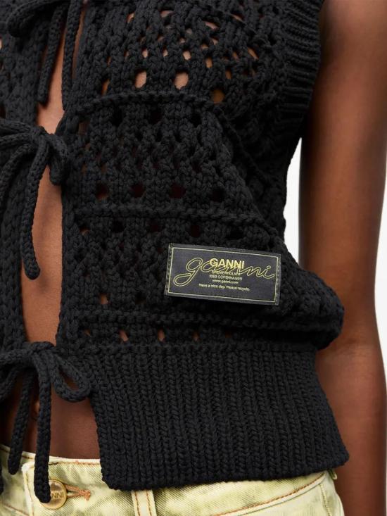  가니 가디건 K2471 black - GANNI