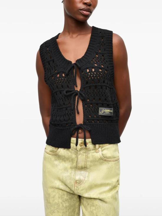  가니 가디건 K2471 black - GANNI