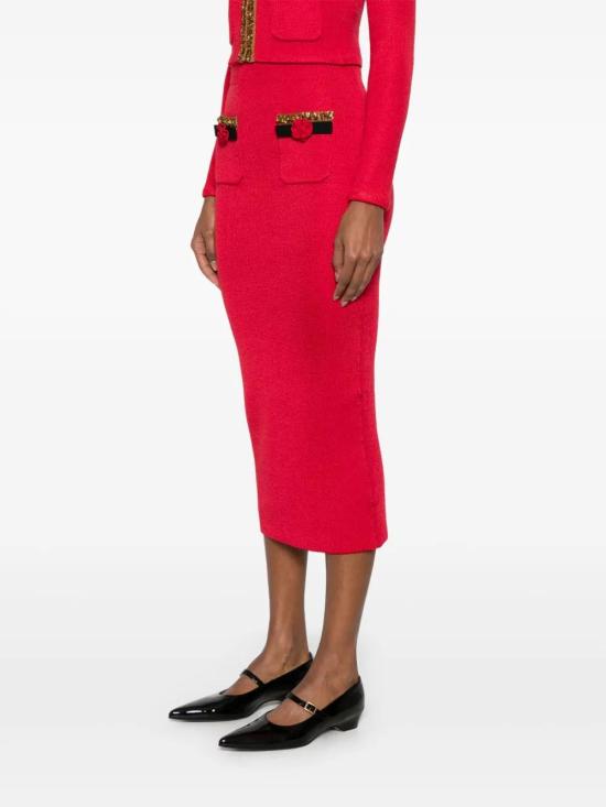  셀프 포트레이트 숏팬츠 RS25972MSK red - SELF PORTRAIT