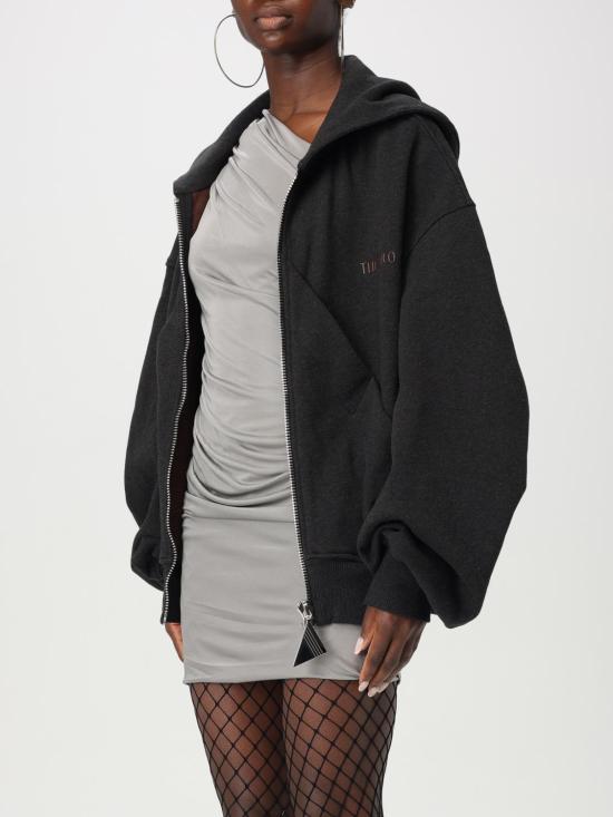 25SS 디 아티코 스웨터 250WCF00015JJF007AA 877 Black - THE ATTICO