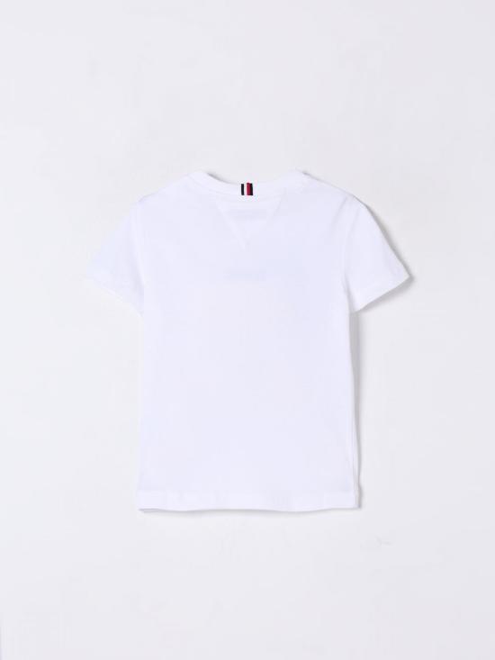 25SS [키즈] 타미힐피거 티셔츠 KB0KB09362 YBR White - TOMMY HILFIGER