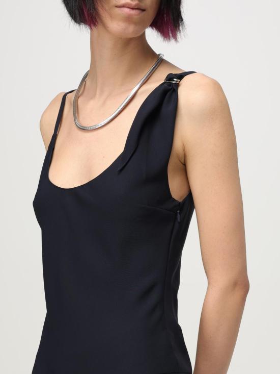 25SS 쿠레쥬 롱 원피스 125CRO538PL0147 7075 Navy - COURREGES