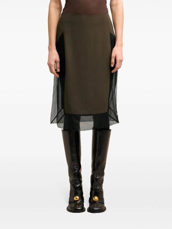  아미 미디 스커트 H24FSK244AC0009 - AMI