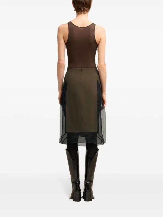  아미 미디 스커트 H24FSK244AC0009 - AMI