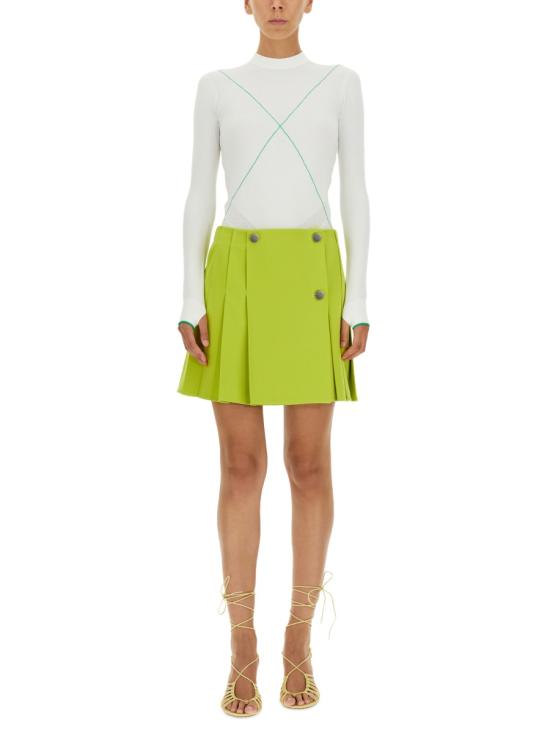 24FW 보테가베네타 숏 스커트 688744 V0B207275 GREEN - BOTTEGA VENETA