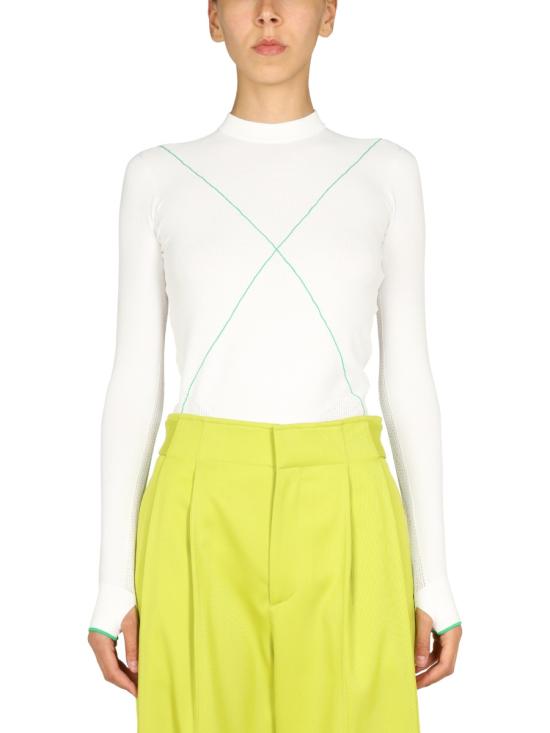 24FW 보테가베네타 스웨터 701956 V1TW09000 WHITE