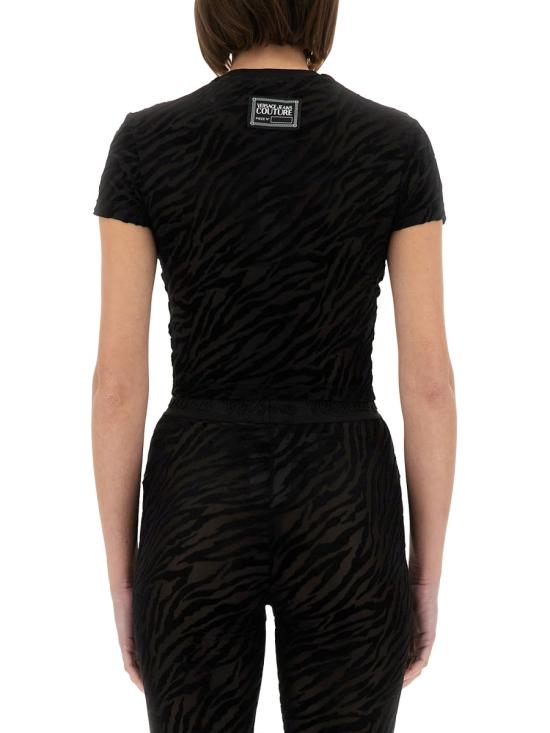 25SS 베르사체 반팔 티셔츠 78HAH602 J0191899 BLACK - VERSACE