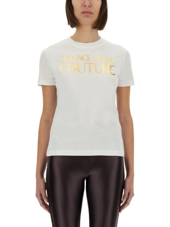 25SS 베르사체 반팔 티셔츠 78HAHT01 CJ00TG03 WHITE - VERSACE