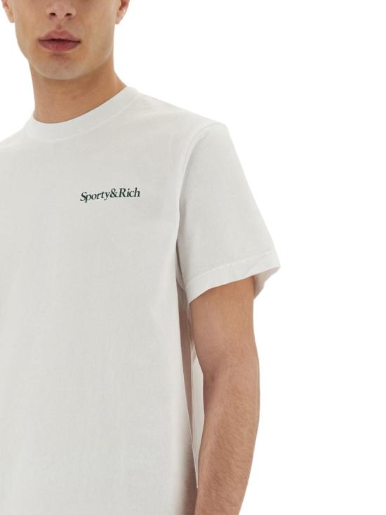 25SS 스포티앤리치 반팔 티셔츠 TO043606300WH01 48 WHITE - SPORTY & RICH