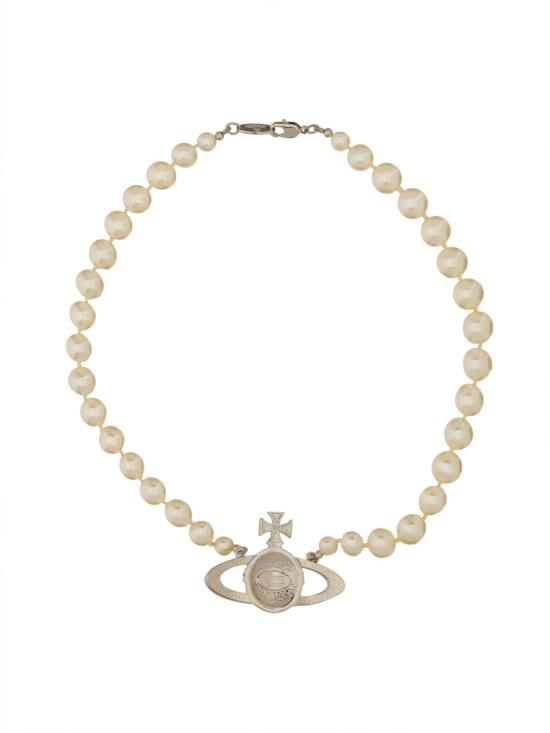 24FW 비비안웨스트우드 목걸이/팬던트 63010106 02P104CNP104 SILVER - VIVIENNE WESTWOOD