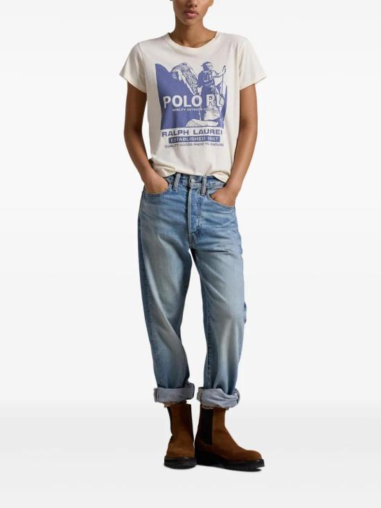  폴로 랄프로렌 반팔 티셔츠 211947962 white - POLO RALPH LAUREN