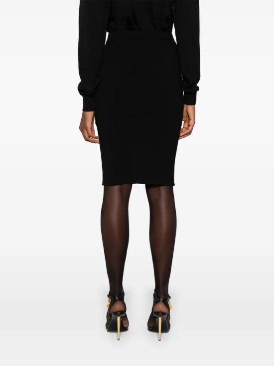  생로랑 미디 스커트 758123Y76HG - SAINT LAURENT