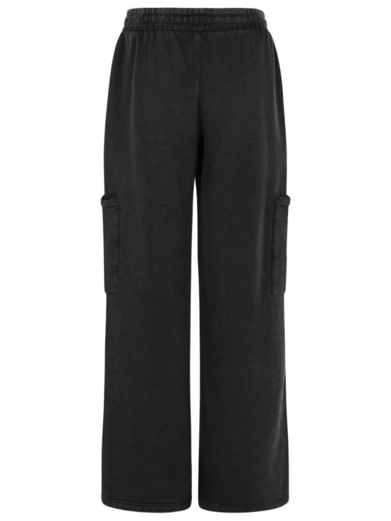 25SS 오프화이트 팬츠 OWCH025S25FLE001 0701 Black - OFF WHITE