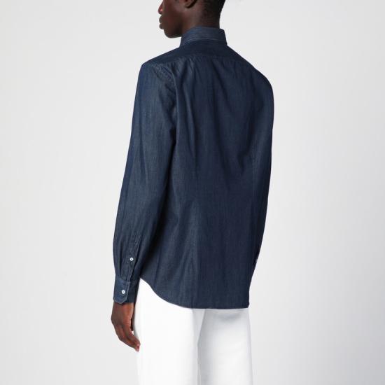  싸쿠스 긴팔 셔츠 MOP742ML11296 Blue - XACUS