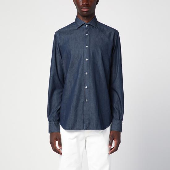  싸쿠스 긴팔 셔츠 MOP742ML11296 Blue