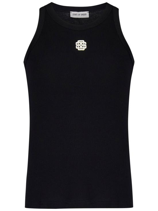 25SS 민소매 티셔츠 SO1TSS250035 D001 Black