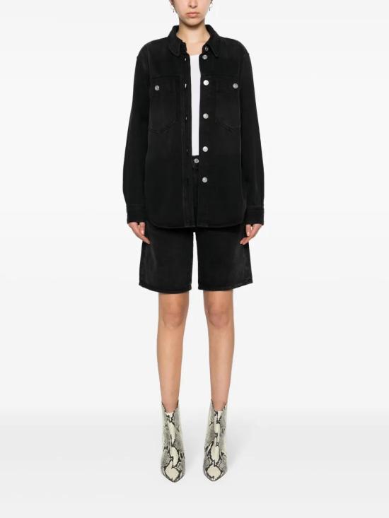  이자벨마랑 셔츠 CH0129FAB1H07I black - ISABEL MARANT