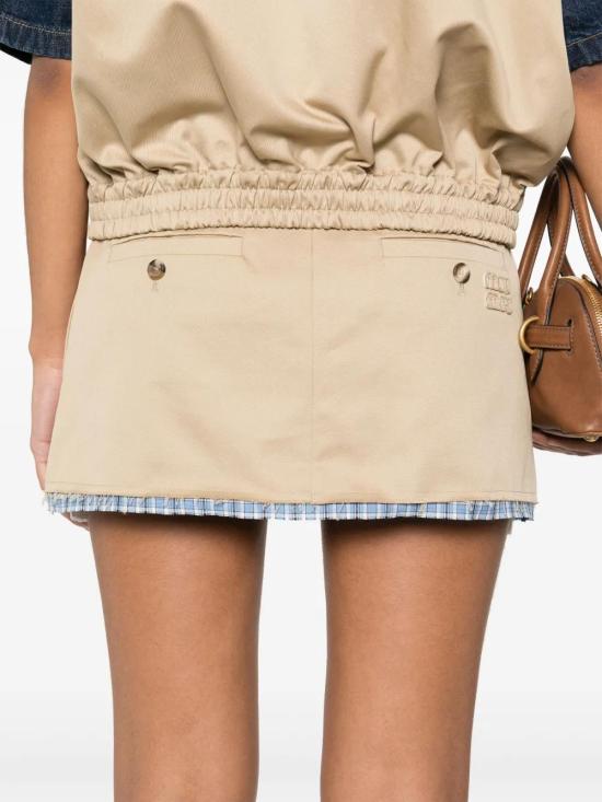  미우미우 숏 스커트 MG2383SOOO1UPX - MIU MIU