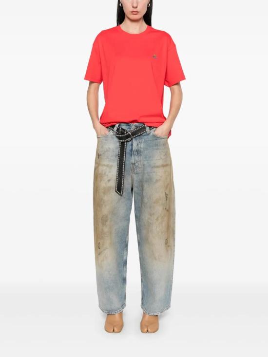  비비안웨스트우드 반팔 티셔츠 3G010013J001M - VIVIENNE WESTWOOD