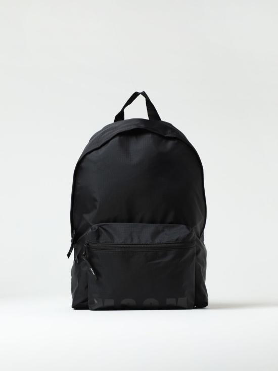  엠에스지엠 로고 프린트 백팩 3540MZ3865499 BLACK DOM