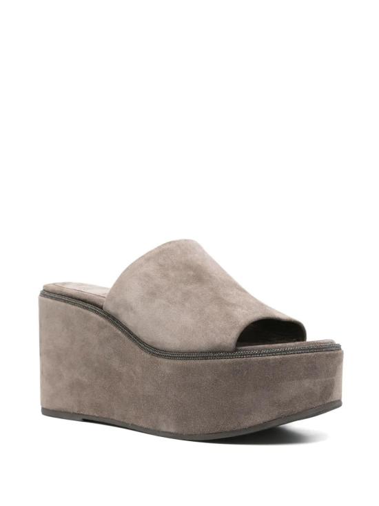  브루넬로 쿠치넬리 뮬/슬리퍼 MZSFG1996C8187 - BRUNELLO CUCINELLI