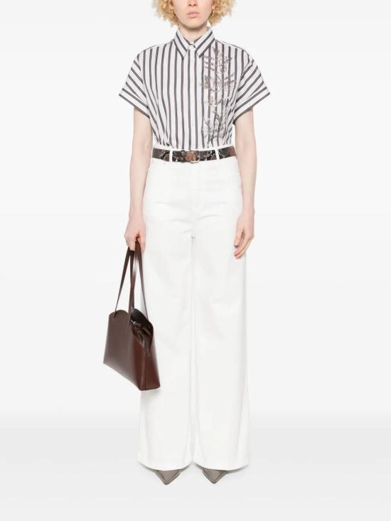  브루넬로 쿠치넬리 셔츠 MH765RJ626C026 white - BRUNELLO CUCINELLI