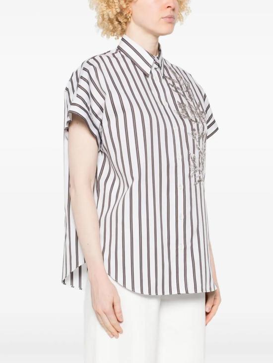  브루넬로 쿠치넬리 셔츠 MH765RJ626C026 white - BRUNELLO CUCINELLI