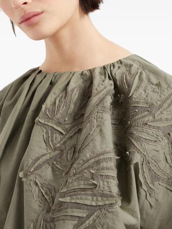  브루넬로 쿠치넬리 블라우스 M0F79HJ500C3066 green - BRUNELLO CUCINELLI