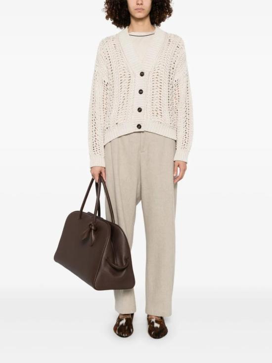  브루넬로 쿠치넬리 가디건 M8E389106C9437 beige - BRUNELLO CUCINELLI