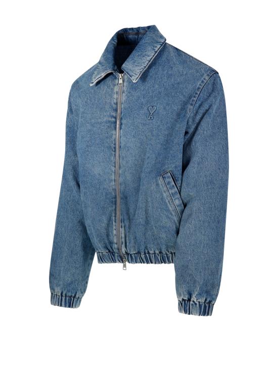 25SS 아미 데님 자켓 HJK043 DE0046 480 USED BLUE - AMI