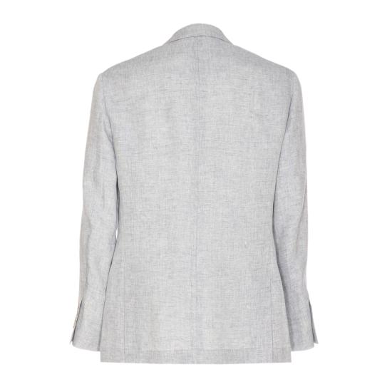  브루넬로 쿠치넬리 리넨 디컨스트럭티드 재킷 MB4307BTD C076 DUST - BRUNELLO CUCINELLI
