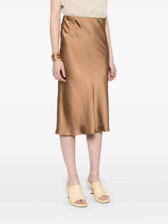  에르노 미디 스커트 GN000052D12506 caramel - HERNO