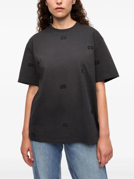  가니 반팔 티셔츠 T4177 black - GANNI