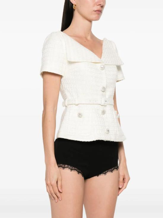  셀프 포트레이트 블라우스 SS25148T - SELF PORTRAIT